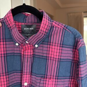 Bonobos Button Down Shirt - L Tailored Fit